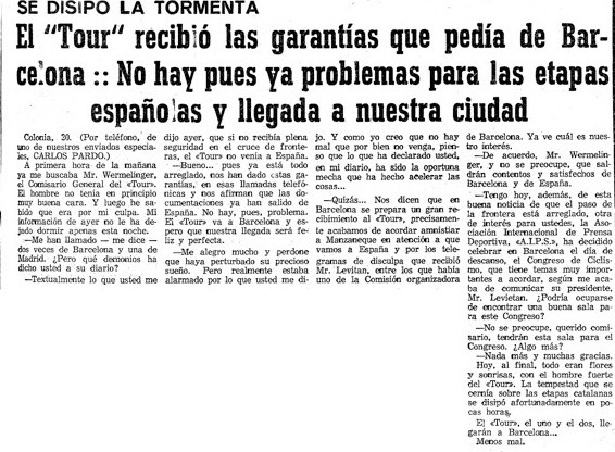 <em>El Mundo Deportivo</em> (21-6-1965), p 7